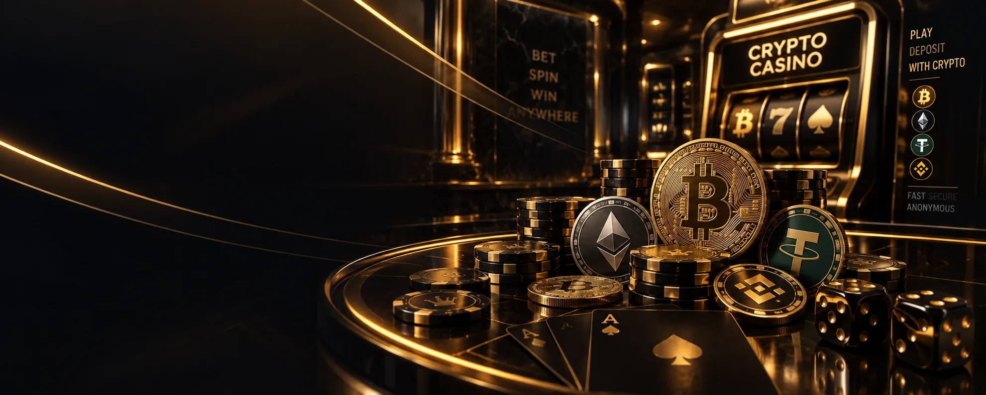 A blockchain-native crypto casino built on WLS technology
