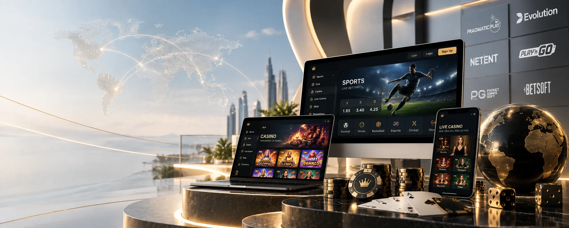 A white-label iGaming platform launched on WLS technology
